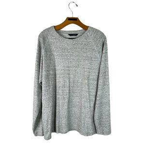 Wings + Horns Slub Cotton Crew Neck Sweater Pull Over Size Large